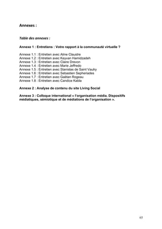 Les communautés virtuelles sur internet