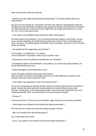 Les communautés virtuelles sur internet