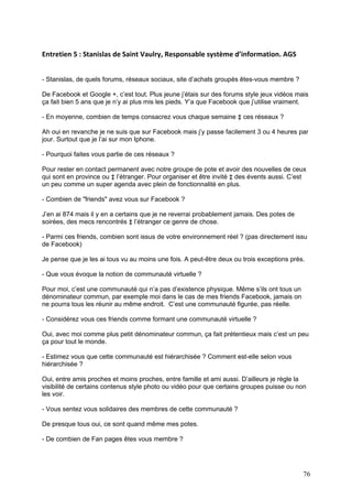 Les communautés virtuelles sur internet