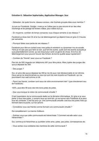 Les communautés virtuelles sur internet