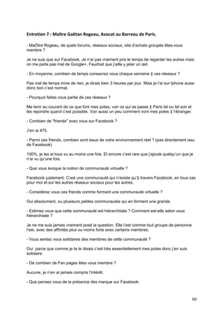 Les communautés virtuelles sur internet