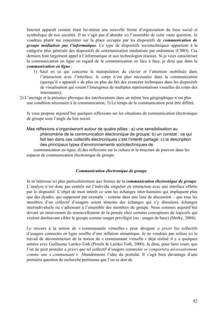 Les communautés virtuelles sur internet