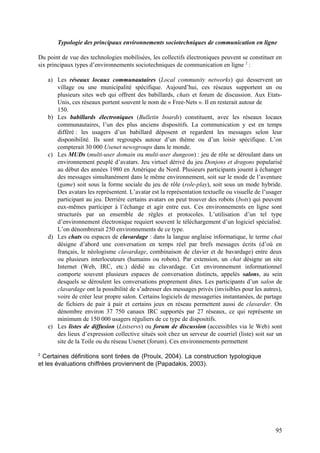 Les communautés virtuelles sur internet