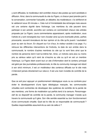 Les communautés virtuelles sur internet