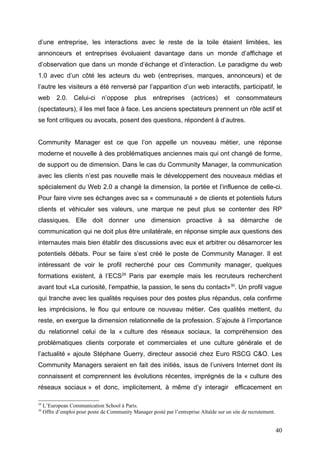 Les communautés virtuelles sur internet