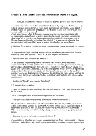 Les communautés virtuelles sur internet