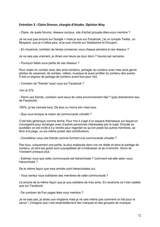 Les communautés virtuelles sur internet