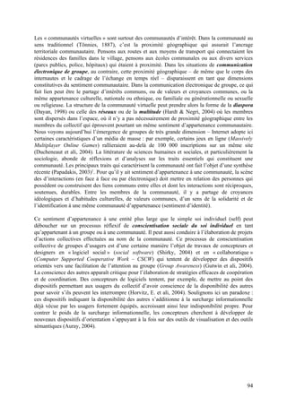 Les communautés virtuelles sur internet