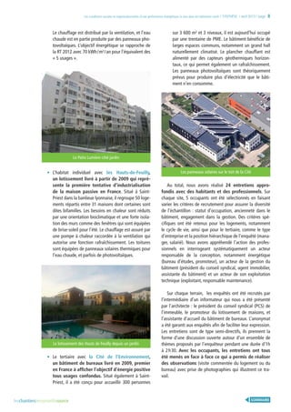 SOMMAIRE
Les conditions sociales et organisationnelles d’une performance énergétique in vivo dans les bâtiments neufs / SY...