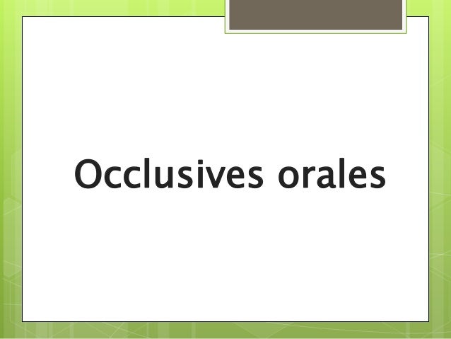 Les consonnes occlusives du français