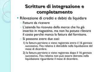 crediti e debiti da liquidare VA & OBM Projects main image 1