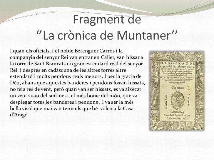 Les cròniques de Ramon Muntaner