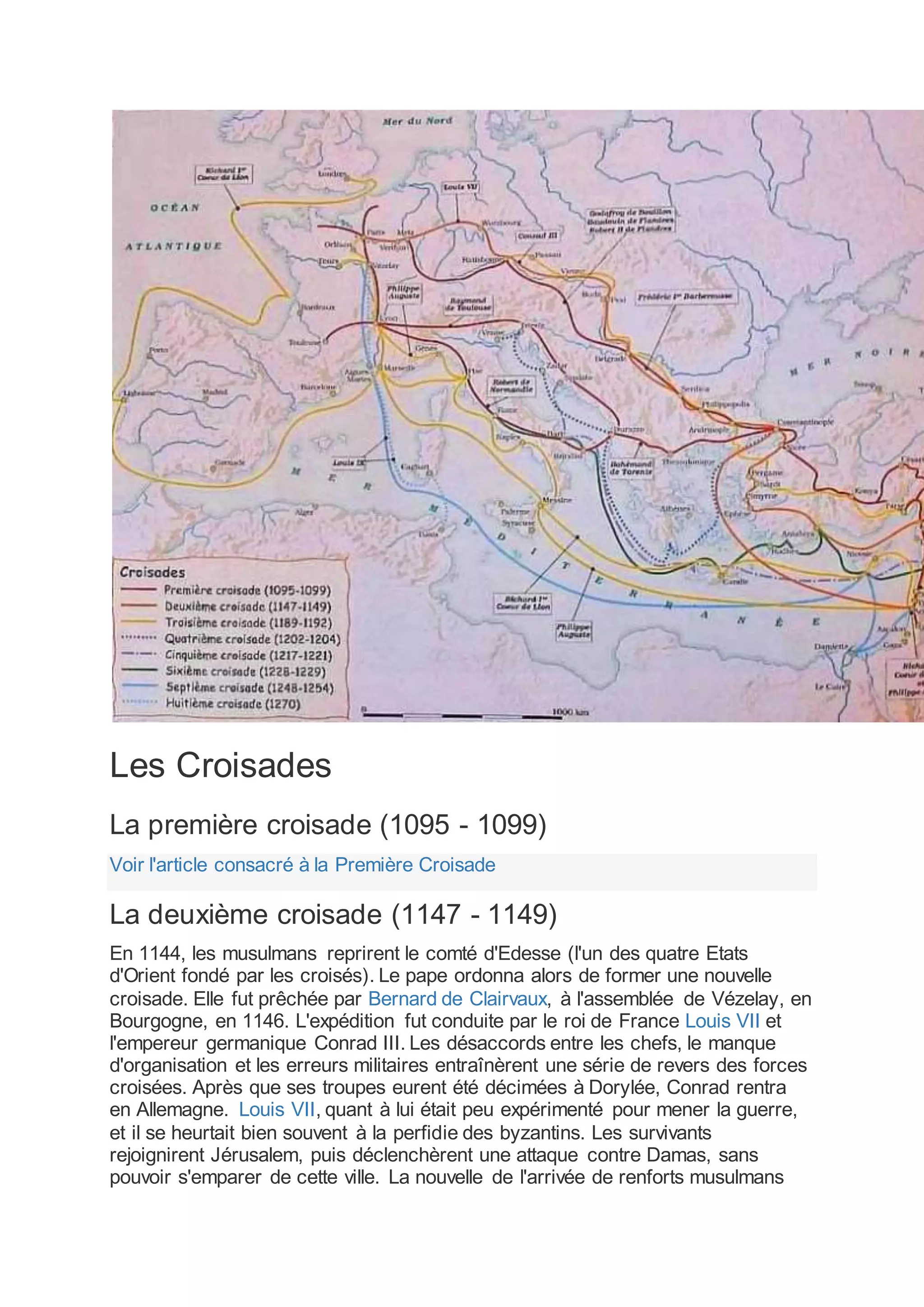 Carte Scolaire Vintage 1965 "L'Europe Chrétienne : Les Croisades" - Format 83x60 Cm, Neuf, Origine France