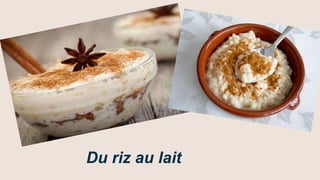 Du riz au lait