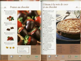 Les desserts au chocolat