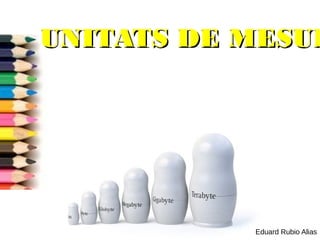 UNITATS DE MESURUNITATS DE MESUR
Eduard Rubio Alias
 