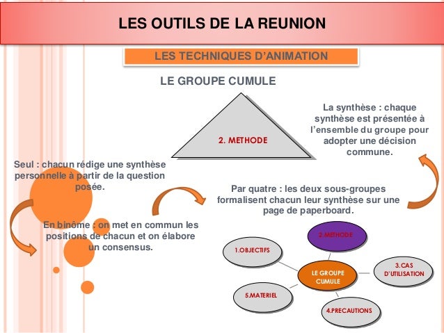 Technique D Animation De Groupe Pdf