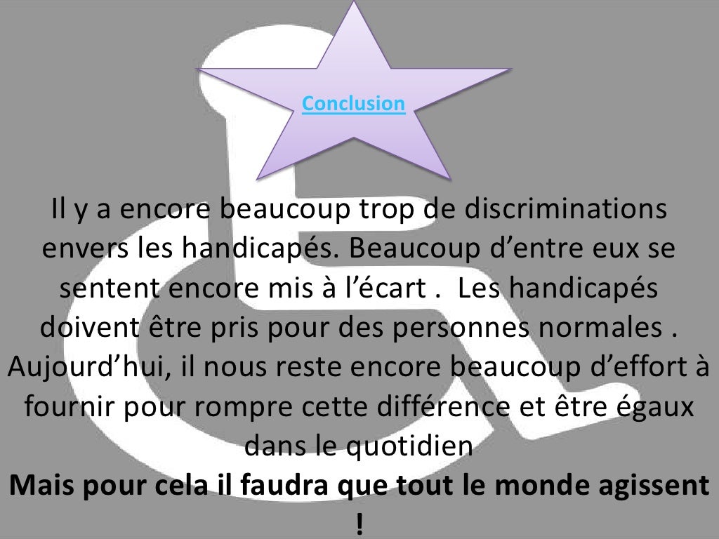 Les Discriminations Envers Les HandicapéS