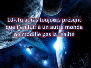 Les dix commandement pour ne pas tomber dans