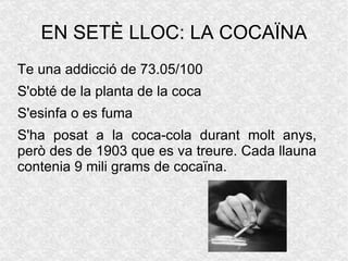 És  un potent  psicoestimulant que afecta al sistema nerviós. 