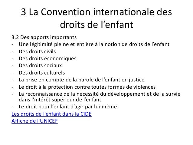 Les Droits De Lenfant - 