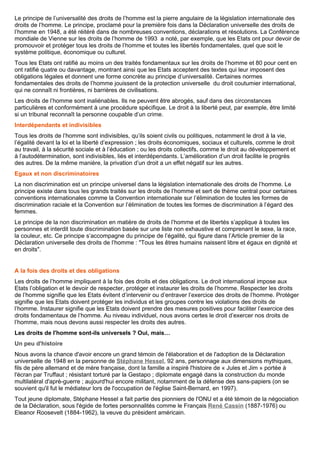 Les Droits De Lhomme