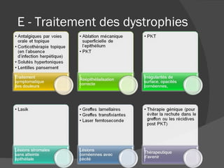 E - Traitement des dystrophies 