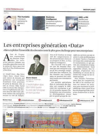 Bruno Galent / Les entreprises génération "data"