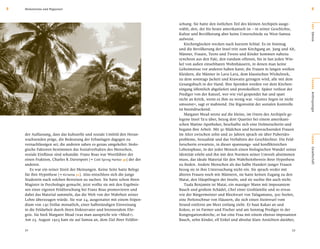 8   Meilensteine und Wegweiser                                                                                                                        8


                                                                             schung. Sie hatte den östlichen Teil des kleinen Archipels ausge-




                                                                                                                                                     O RT
                                                                             wählt, den, der bis heute amerikanisch ist – in seiner Geschichte,
                                                                             Kultur und Bevölkerung aber keine Unterschiede zu West-Samoa




                                                                                                                                                     Sa
                                                                                                                                                      ¯moa
                                                                             aufweist.
                                                                                 Kirchenglocken wecken nach kurzem Schlaf. Es ist Sonntag
                                                                             und die Bevölkerung der Insel tritt zum Kirchgang an. Jung und Alt,
                                                                             Männer, Frauen, Teens und Twens und Kinder kommen nahezu
                                                                             synchron aus den Fale, den rundum offenen, bis in fast jeden Win-
                                                                             kel von außen einsehbaren Wohnhäusern, in denen man keine
                                                                             Geheimnisse vor anderen haben kann; die Frauen in langen weißen
                                                                             Kleidern, die Männer in Lava-Lava, dem klassischen Wickelrock,
                                                                             zu dem sonntags Jackett und Krawatte getragen wird, alle mit dem




                                                                                                                                                     BÜHNE
                                                                             Gesangsbuch in der Hand. Ihre Spenden werden vor dem Kirchen-
                                                                             eingang öffentlich abgeliefert und protokolliert. Später verliest der
                                                                             Prediger von der Kanzel, wer wie viel gespendet hat und spart




                                                                                                                                                     Anthropologie
                                                                             nicht an Kritik, wenn es ihm zu wenig war. »Gottes Segen ist nicht
                                                                             umsonst«, sagt er mahnend. Die Rigorosität der sozialen Kontrolle
                                                                             ist beeindruckend.
                                                                                 Margaret Mead setzte auf die kleine, im Osten des Archipels ge-
                                                                             legene Insel Ta'u über, bezog dort Quartier bei einem amerikani-
                                                                             schen Marine-Apotheker, beschaffte sich eine Dolmetscherin und
                                                                             begann ihre Arbeit. Mit 50 Mädchen und heranwachsenden Frauen
    der Auffassung, dass das kulturelle und soziale Umfeld den Heran-        im Alter zwischen zehn und 20 Jahren sprach sie über Pubertäts-




                                                                                                                                                     SZENE
    wachsenden präge, die Bedeutung der Erbanlagen dagegen zu                probleme, Sexualität und das Verhältnis der Geschlechter. Die Feld-
    vernachlässigen sei; die anderen sahen es genau umgekehrt: biolo-        forscherin erwartete, in dieser spannungs- und konﬂiktreichen
    gische Faktoren bestimmen das Sozialverhalten des Menschen,              Lebensphase, in der jeder Mensch einen biologischen Wandel seiner




                                                                                                                                                     Gesellschaft
    soziale Einﬂüsse sind sekundär. Franz Boas war Wortführer der            Identität erlebt und ihn mit den Normen seiner Umwelt abstimmen
    einen Fraktion, Charles B. Davenport [e Cold Spring Harbor 40] der der   muss, das ideale Material für den Wahrheitsbeweis ihrer Hypothese
    anderen.                                                                 zu ﬁnden. Andere Menschen als das halbe Hundert junger Frauen
       Es war ein reiner Streit der Meinungen. Keine Seite hatte Belege      bezog sie in ihre Untersuchung nicht ein. Sie sprach weder mit
    für ihre Hypothese [e Kiriwina 51]. Also entschloss sich die junge       älteren Frauen noch mit Männern, sie hatte keinen Zugang zu den
    Studentin nach solchen Beweisen zu suchen. Sie hatte schon ihren         Matai, den Häuptlingen der Inseln, und sie suchte ihn auch nicht.
    Magister in Psychologie gemacht, jetzt wollte sie mit den Ergebnis-          Tuala Benjamin ist Matai, ein massiger Mann mit imposantem
    sen einer eigenen Feldforschung bei Franz Boas promovieren und           Bauch und großem Schädel, Chef einer Großfamilie und so etwas
    dabei das Material sammeln, das die Welt von der Wahrheit seiner         wie der Bürgermeister und Blockwart von Tafagamanu, 500 Seelen,
    Lehre überzeugen würde. Sie war 24, ausgestattet mit einem Stipen-       eine Perlenschnur von Häusern, die sich einen Steinwurf vom
    dium von 150 Dollar monatlich, einer halbstündigen Einweisung            Strand entfernt am Meer entlang zieht. Er baut Kakao an und
    in die Feldarbeit durch ihren Doktorvater und brennendem Ehr-            Kokos, er ist Farmer und Fischer und am Sonntag Prediger in der
    geiz. Sie hieß Margaret Mead (was man ausspricht wie »Mied«).            Kongregationskirche; er hat eine Frau mit einem ebenso imposanten
    Am 25. August 1925 kam sie auf Samoa an, dem Ziel ihrer Feldfor-         Bauch, zehn Kinder, elf Enkel und absolut klare Ansichten darüber,

    52                                                                                                                                         53
 