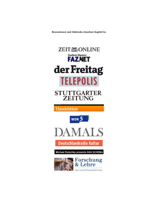 Rezensionen und Abdrucke einzelner Kapitel in:
 