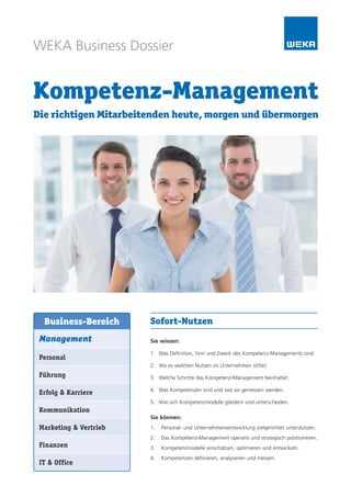 WEKA Business Dossier Kompetenz-Management (Leseprobe)