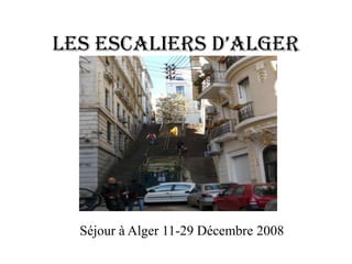 Les escaLiers d’aLger




  Séjour à Alger 11-29 Décembre 2008
 