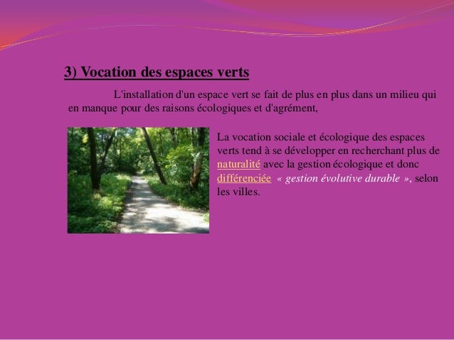 espace vert definition