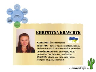 Assemblée généraledu ClusterWEST 24 juin 2011