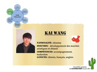 Assemblée généraledu ClusterWEST 24 juin 2011