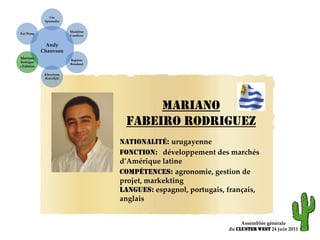 Assemblée généraledu ClusterWEST 24 juin 2011