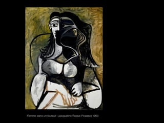 Femme dans un fauteuil (Jacqueline Roque Picasso) 1960
 