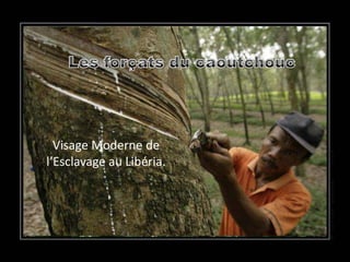 Visage Moderne de
l’Esclavage au Libéria.
 