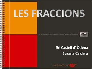 LES FRACCIONS 5è Castell d&apos; Òdena Susana Caldera 