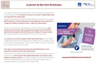 La discussion sur les risques d'Internet
                                                          avec ses propres enfants

              Question : Avez-vous déjà discuté avec votre/vos enfant(s) des risques d’Internet et des bonnes pratiques à adopter ?




          TOTAL Oui
            73%
                                                                                                     Oui, une fois
                                                                                                         13%




                              Oui, plusieurs fois
                                     60%


                                                                                                                   Non, jamais
                                                                                                                      27%




Base : Question posée uniquement aux parents d’enfants de moins de 18 ans,
soit 26% de l’échantillon.
 