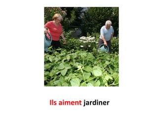 Ils aiment jardiner
 