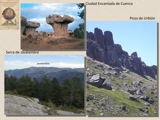 Picos de Urbión Serra de Javalambre Ciudad Encantada de Cuenca 