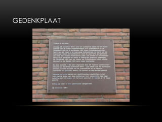 GEDENKPLAAT

 