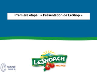 Le Shop.ch AnalyseBusiness