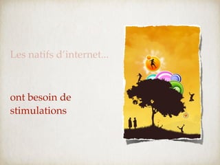 Les natifs d’internet...



ont besoin de
stimulations
 