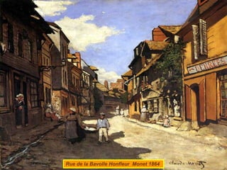 Rue de la Bavolle Honfleur  Monet 1864 