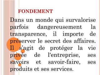 LES INFOS A NE PAS DIVULGUER LE SECRETE MEDICAL.pptx