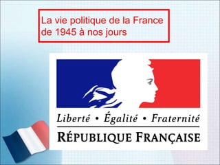 La vie politique de la France
de 1945 à nos jours
 