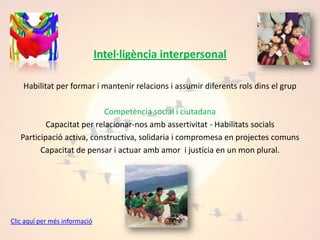  Intel·ligència interpersonal