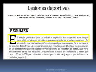 DR. DIDIER GÓMEZ TRUJILLO
 